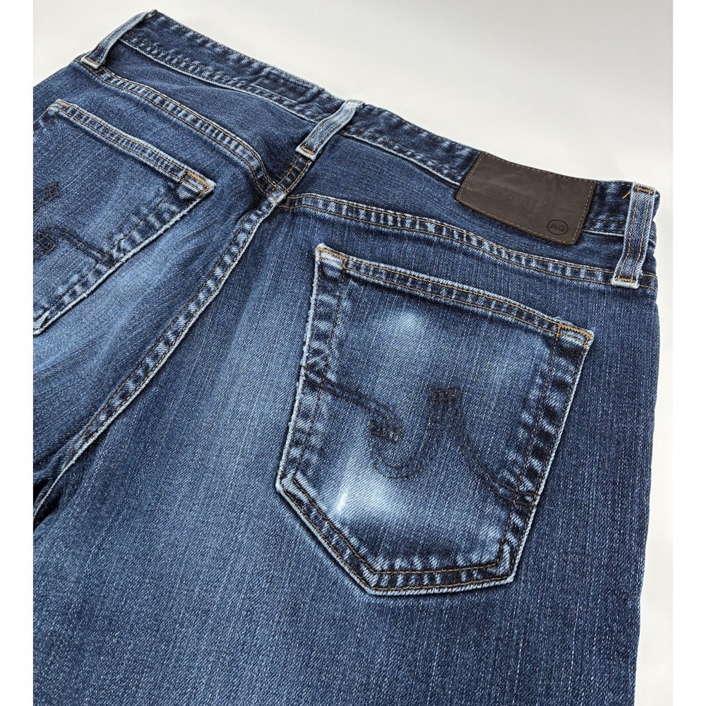 AG Adriano Goldschmied Everett Slim Straight Jeans Premium Denim Men 32x29 Blue - Picture 2 of 7